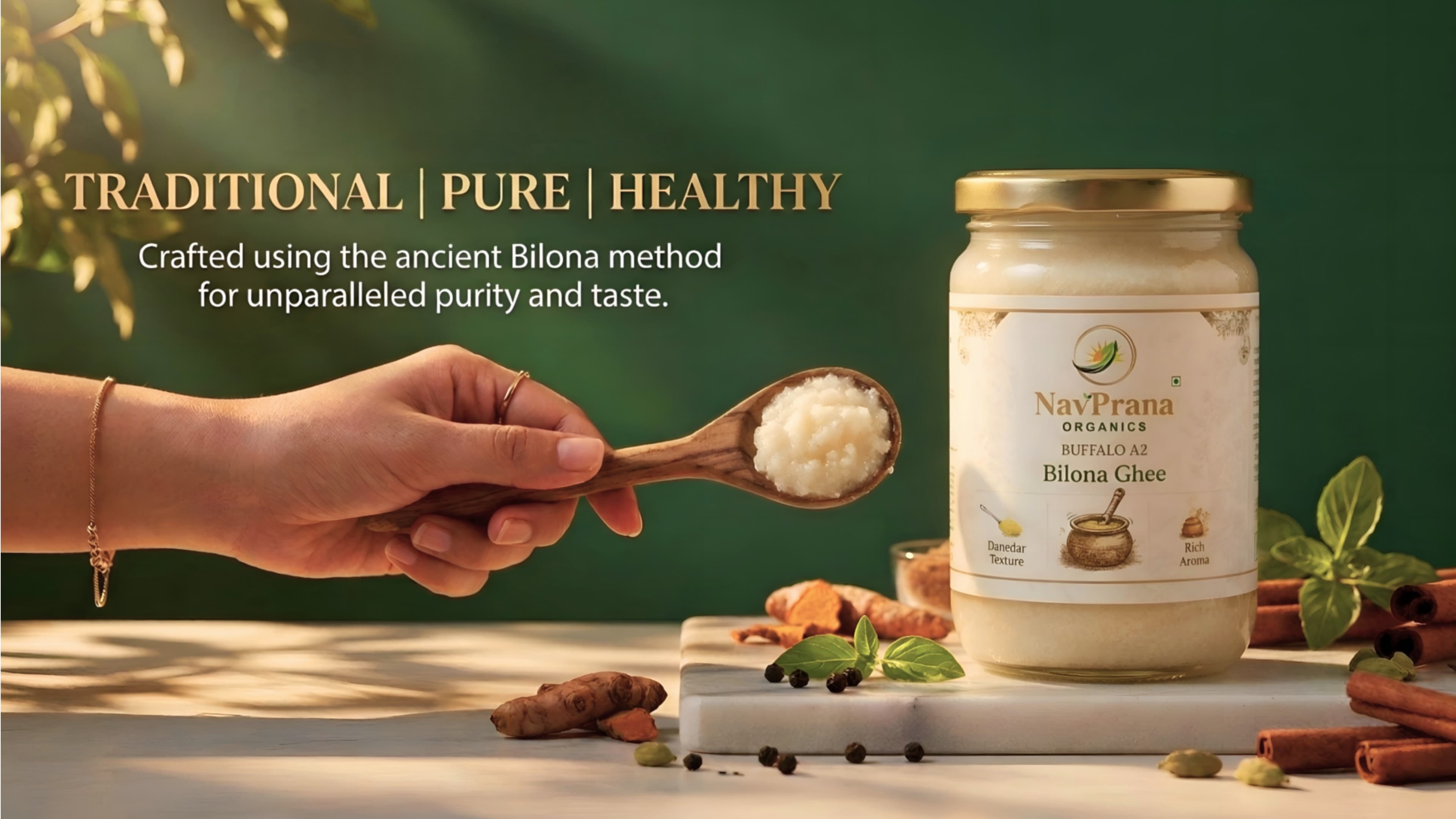 NavPrana Organics — Pure Desi Ghee